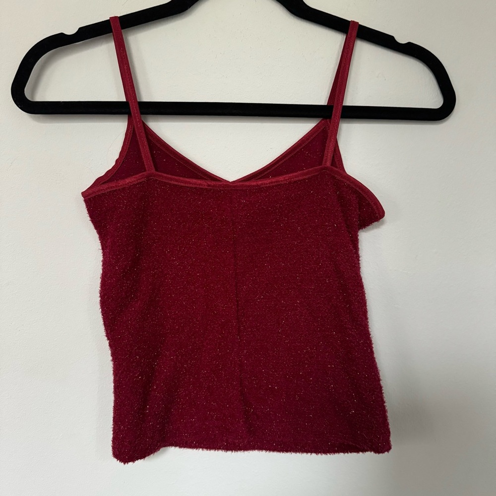 Vintage CHEROY Red Glitter Tank Top - Picture 5 of 5
